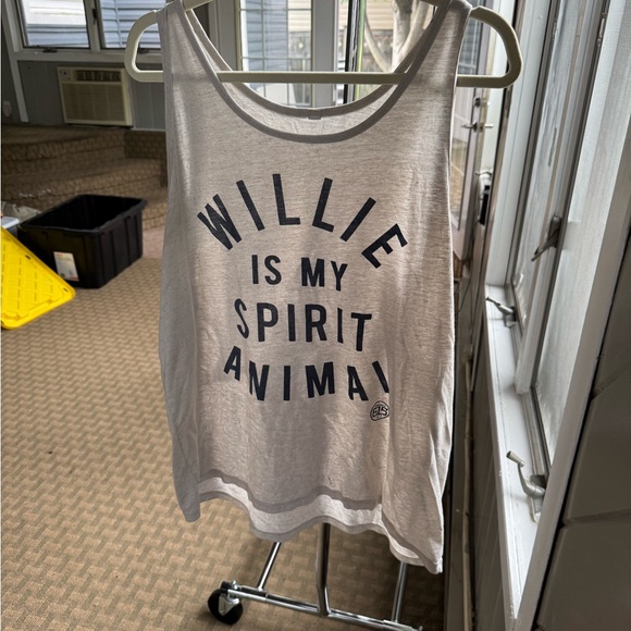 Willie Spirit Animal Gray Tank Top - Picture 1 of 3